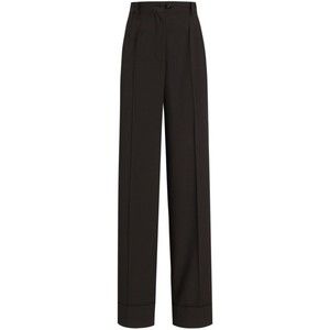 Dolce & Gabbana High-Waisted Flare Trousers With Pleated Front - NWT